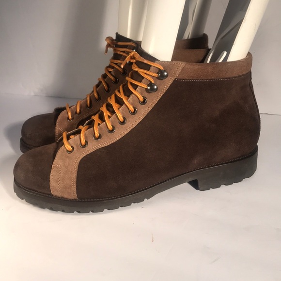 MALEDETTI TOSCANI HANDCRAFTED BOOTS, SUEDE LACEUPS - Picture 2 of 7